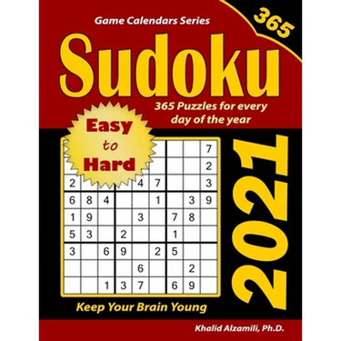 2021 Sudoku: 365 Easy to Hard Puzzles for Every Day of the Year: Keep Your Brain Young