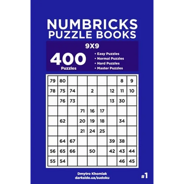 Numbricks Puzzle Books - 400 Easy to Master Puzzles 9x9 (Volume 1)