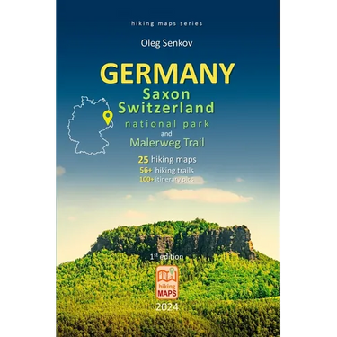 GERMANY, Saxony Switzerland National Park and Malerweg Trail, hiking maps
