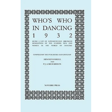 Who's Who in Dancing 1932
