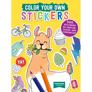 Color Your Own Stickers: 500 Stickers to Design, Color, and Customize