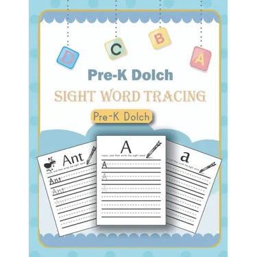 Pre-K Dolch Sight Word Tracing: 100 super sight word poems, dolch sight words, scholastic 100 words kids need to read by 2nd grade, libros de primaria