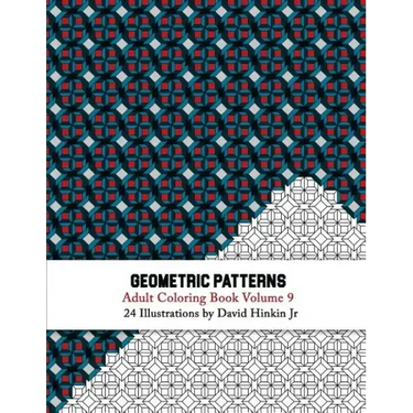 Geometric Patterns - Adult Coloring Book Vol. 9
