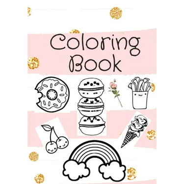 Coloring book: colouring book for girls, 40 colourings