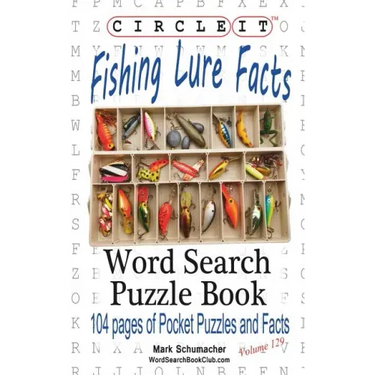 Circle It, Fishing Lure Facts, Word Search, Puzzle Book