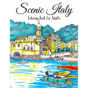 Scenic Italy Coloring Book For Adults