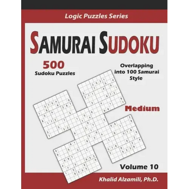 Samurai Sudoku: 500 Medium Sudoku Puzzles Overlapping into 100 Samurai Style