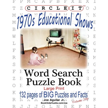 Circle It, 1970s Educational Shows, Word Search, Puzzle Book