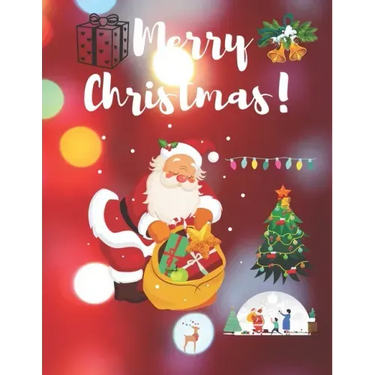 Merry christmas: Merry christmas merry christmas coloring book for kids. boys and girls.