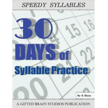 Speedy Syllables: Fast & Fun Syllable Practice