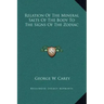 Relation of the Mineral Salts of the Body to the Signs of the Zodiac