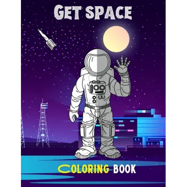 Get space: Coloring book For adults
