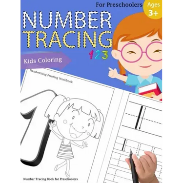 Number Tracing Book for Preschoolers: Number tracing books for kids ages 3-5, Number tracing workbook, Number Writing Practice Book, Number Tracing Bo