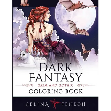 Dark Fantasy Coloring Book