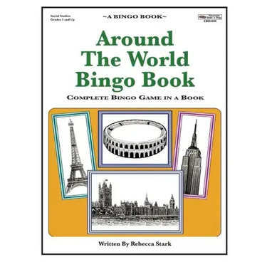 Around The World Bingo Book: Complete Bingo Game In A Book