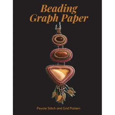 Beading Graph Paper - Peyote Stitch and Grid Pattern: 8.5 x 11" Graph Paper for Beading Patterns / Beading Grid Paper / Seed Beading Graph Paper / Del