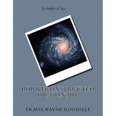 BDB Reconstructed Dictionary