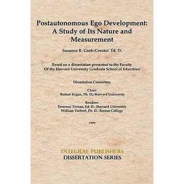 Postautonomous Ego Development: A Study of Its Nature and Measurement