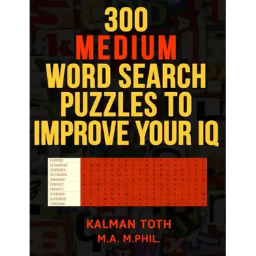 300 Medium Word Search Puzzles to Improve Your IQ
