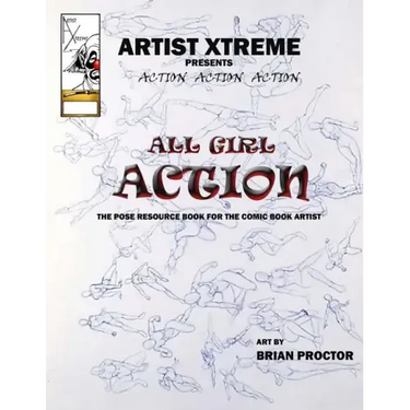 All Girl Action Pose Reference Book