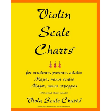Violin Scale Charts(TM): This Special Edition Includes Viola Scale Charts