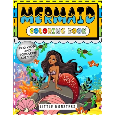 Mermaid Coloring Books: : Adorable And Various Unique Design of Coloring Book For Girls. Kids Ages 4-8 108 Pages 50 Designs