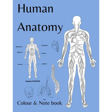 Human Anatomy colour and note book: for students, kids and anyone who likes to colour