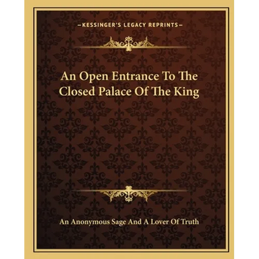 An Open Entrance To The Closed Palace Of The King