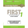 Cambridge English First 1 for Revised Exam from 2015 Student's Book Without Answers: Authentic Examination Papers from Cambridge English Language Asse