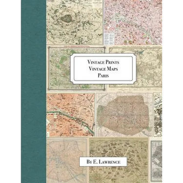 Vintage Prints: Vintage Maps: Paris
