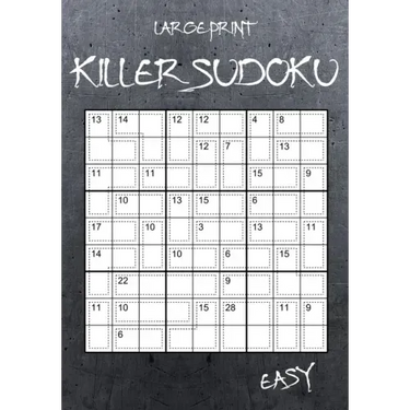 Large Print Easy Killer Sudoku: 100 Sumdoku Puzzles - Sudoku Variant Paperback Game