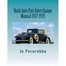 Nash Auto Part Interchange Manual 1927-1935
