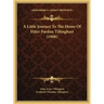 A Little Journey To The Home Of Elder Pardon Tillinghast (1908)