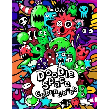 doodle space coloring book: : Relaxing & Inspiration Coloring Book For Adults and Kids