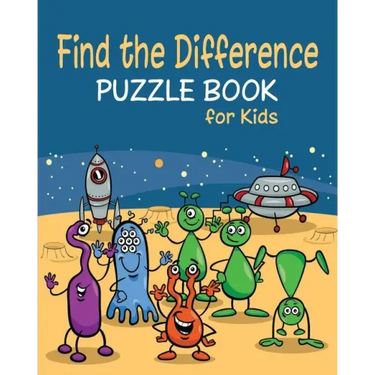 Find the Difference Puzzle Book for Kids: Spot the Differences Between Two Pictures