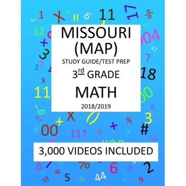 3th Grade MISSOURI MAP, 2019 MATH, Test Prep: : 3rdh Grade MISSOURI ASSESSMENT PROGRAM TEST 2019 MATH Test Prep/Study Guide