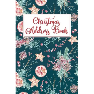 Christmas Address Book: Holiday Card List Book & Organizer