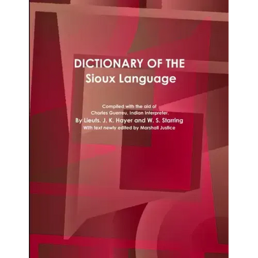 Dictionary of the Sioux Language