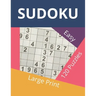 Sudoku Easy: Large Print Sudoku Book - 153 Pages and 120 Puzzles with Solutions