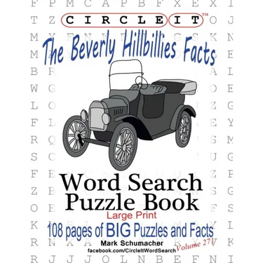 Circle It, The Beverly Hillbillies Facts, Word Search, Puzzle Book