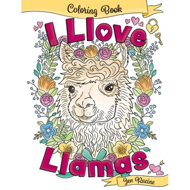 I Llove Llamas Coloring Book