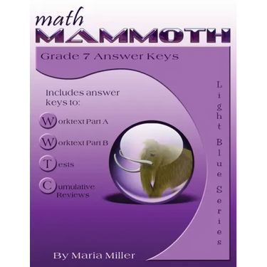 Math Mammoth Grade 7 Answer Keys