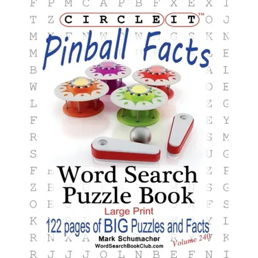 Circle It, Pinball Facts, Word Search, Puzzle Book