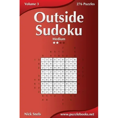 Outside Sudoku - Medium - Volume 3 - 276 Puzzles