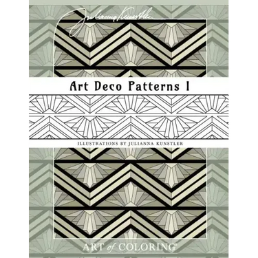 Art Deco Patterns 1: Art of Coloring. Coloring book