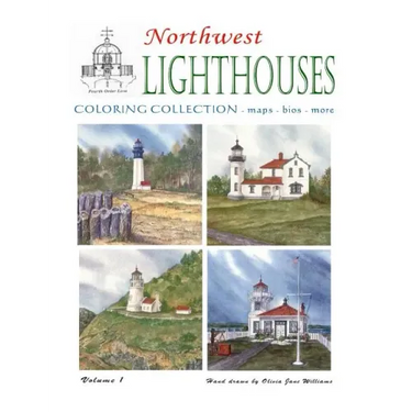 Northwest Lighthouse Coloring Collection