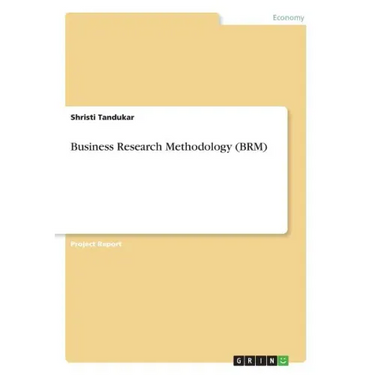 Business Research Methodology (BRM)
