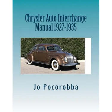Chrysler Auto Interchange Manual 1927-1935