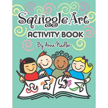 Squiggle Art Activity Book: 100 page art puzzle book for kids to develop their creative problem solving abilities. Complete the lines to make a drawin