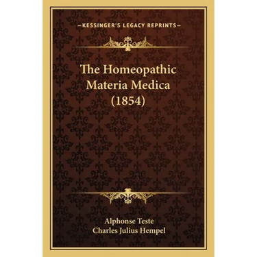 The Homeopathic Materia Medica (1854)